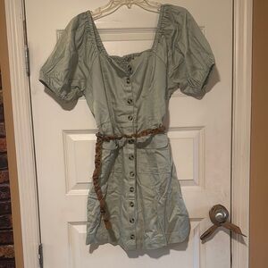 NWOT | Khaki Button-Down | Cargo Dress